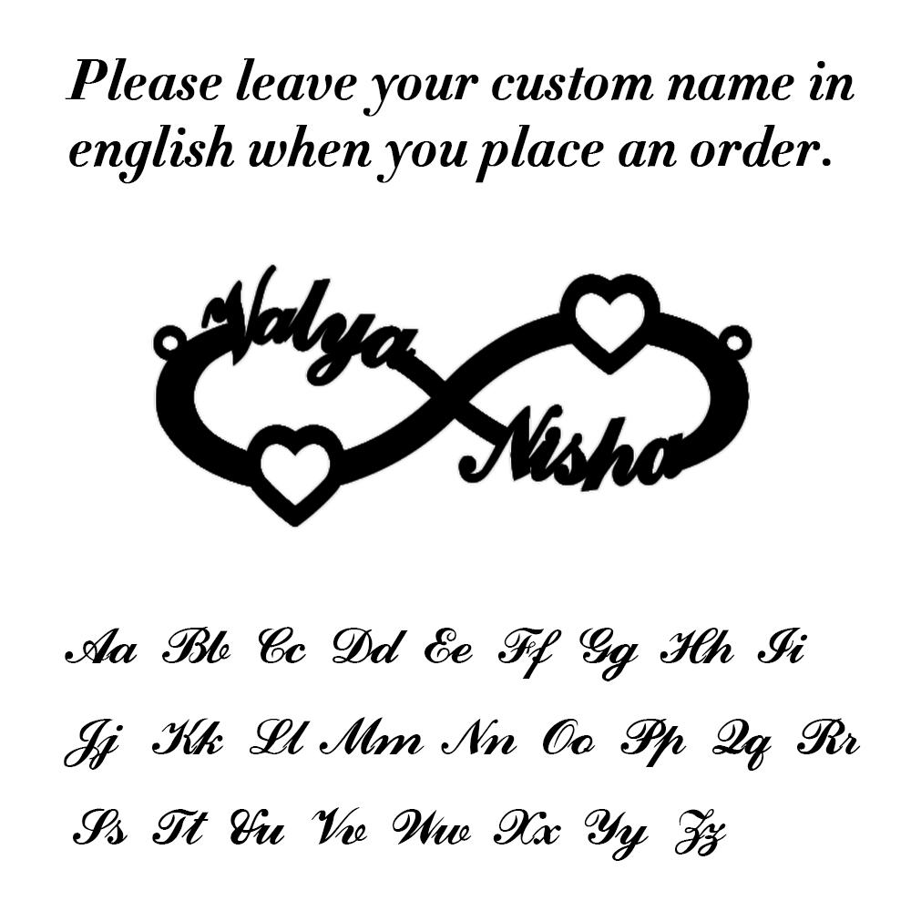 Lemegeton Custom Name Bracelet For Women Personalized Stainless Steel Charm Crown Heart Bracelet Jewelry For Girls Boy Gifts