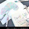 Kuretake Water-based Pen ZIG Clean Color Dot Single Mild Smoky Set TCSD-6100/6VB