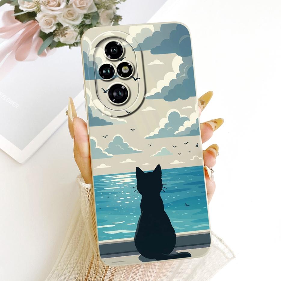 For Honor 200 Pro Case ELP-AN00 Cute Rabbit Cartoon Cover Shockproof Phone Case For Honor 200 Lite Honor200 Pro Soft Fundas Bags