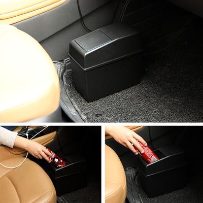 Univerzální úložný box do autosedačky pro malé předměty, odpadkový koš do auta, interiérový odpadkový koš pro auto, kancelář, domov