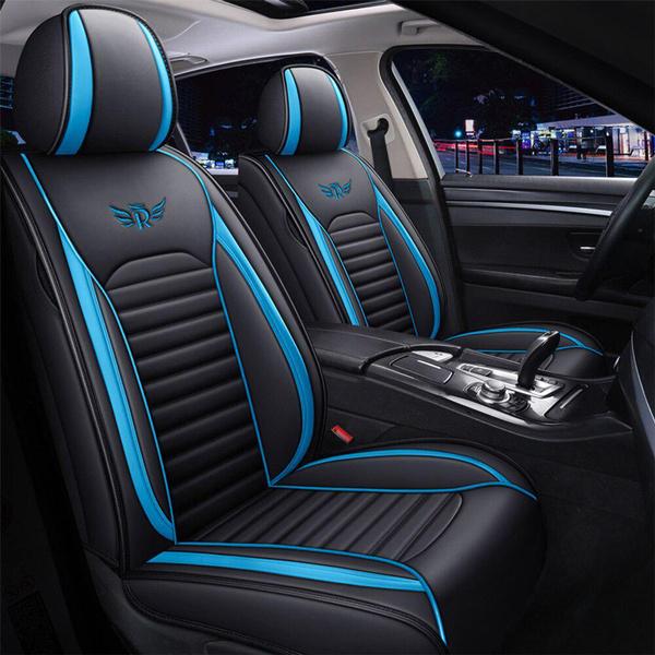 Universal Car Seat Cover Luxury Car Single Front Seat Mat PU Leather Full cover Cushion Protector Cover