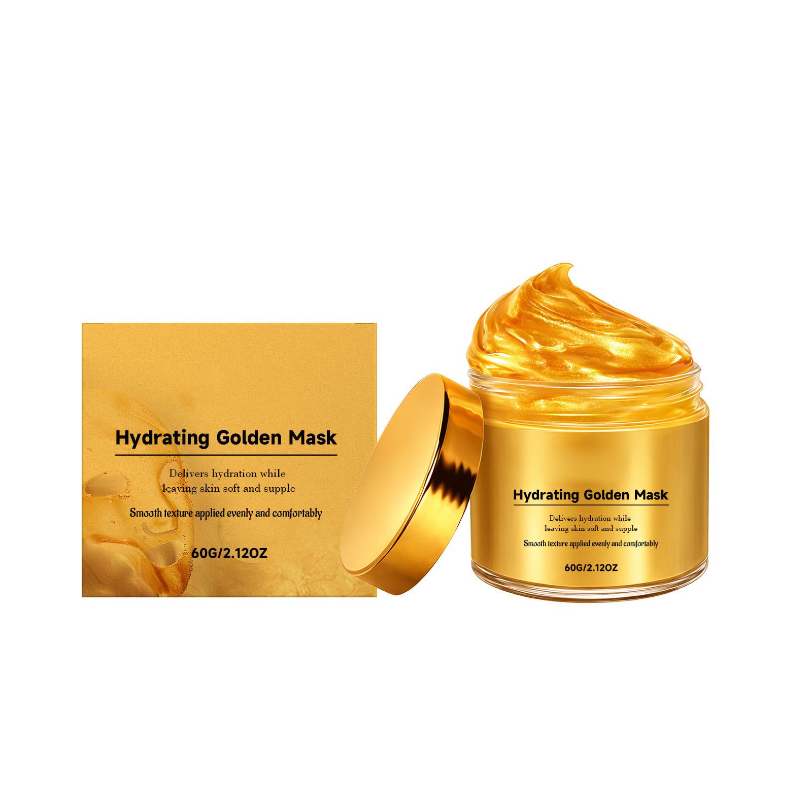 

Hydrating Gold Mask - Peel-off Mask, Exfoliating Type, Pore Refining Type, Easy-to-Wash Type Mask белый