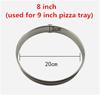 Round Stainless Steel Cake Molds Mousse Cake Tart Circle Mold Pizza Dessert DIY Decor Mould Tart Ring Kitchen Baking Tool