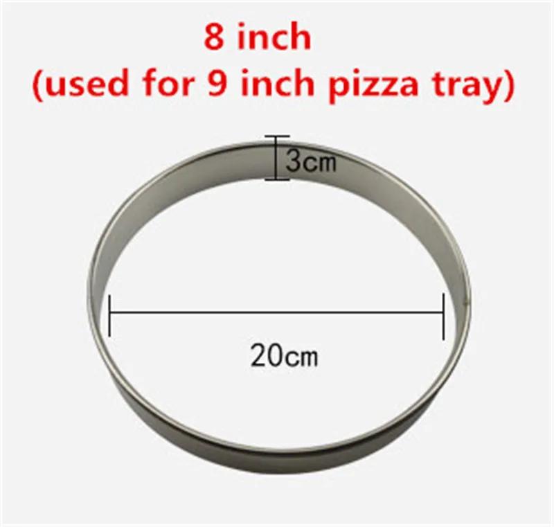 Round Stainless Steel Cake Molds Mousse Cake Tart Circle Mold Pizza Dessert DIY Decor Mould Tart Ring Kitchen Baking Tool