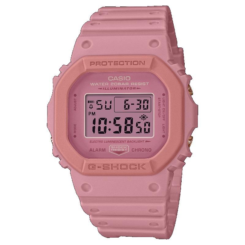 

Casio G-SHOCK Men s Resin 200M Water Resistant Shock Resistant Alarm Quartz Watch DW-5610SL-4A4 червоний