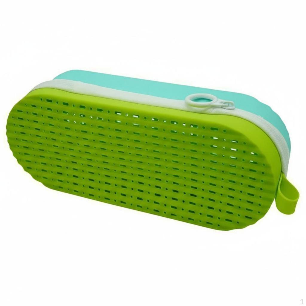 Silicone Swim Goggles Case, AntiFall, DoubleSided Vent, Large Capacity, Portable Protective Box