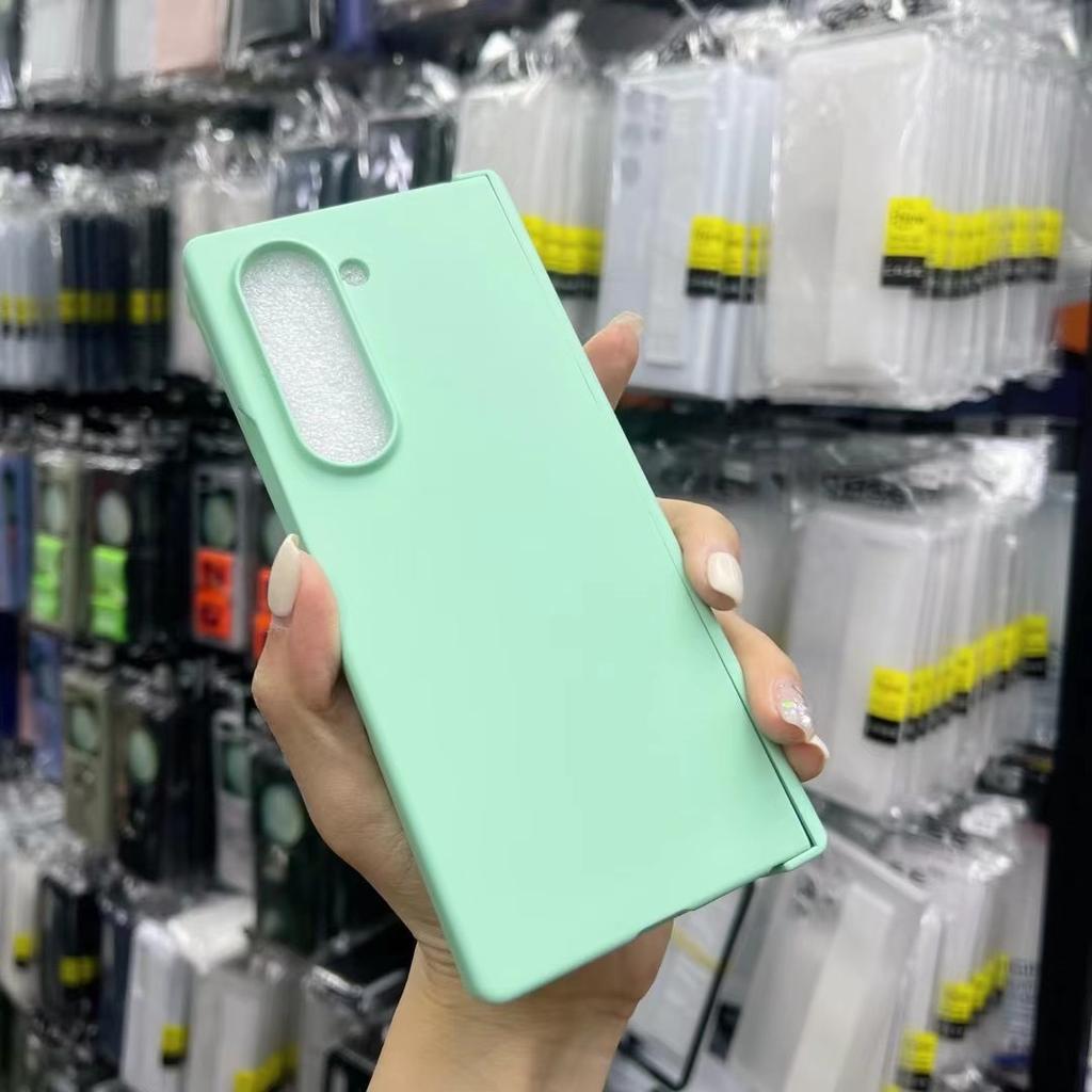 Applicable to Samsung zfold7 Macaron mobile phone case Z FOLD5/4/3 folding screen matte 360 all-inclusive mobile phone case