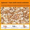 Applewood & Poplar Mixed Wood Chip Bedding - Absorbent & Breathable for Reptiles, Snakes, Lizards, Hamsters, Turtles
