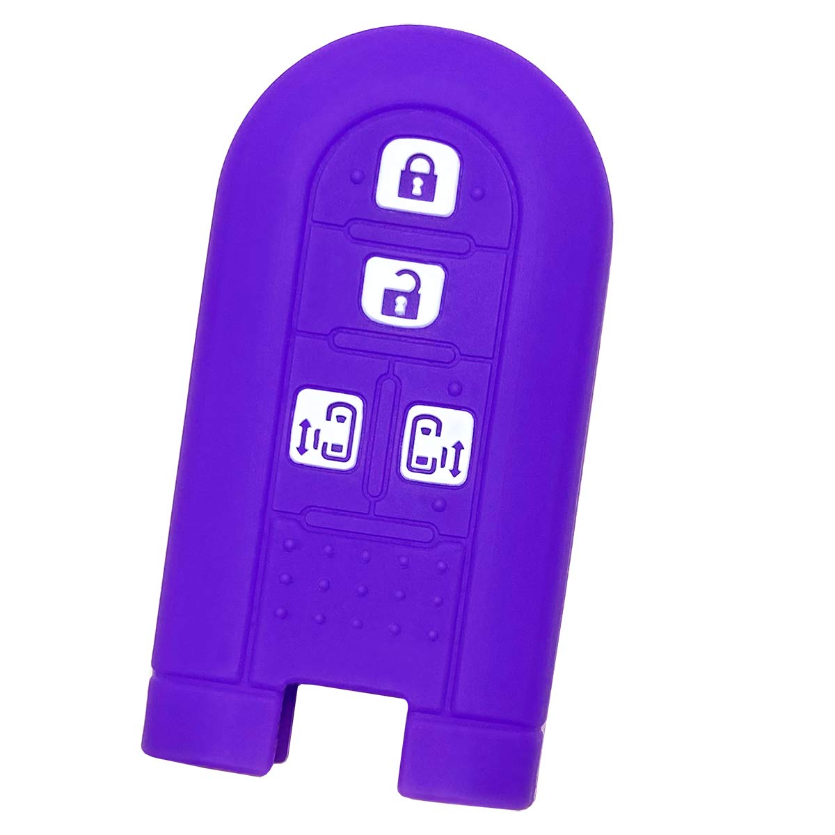 

[IKT] Daihatsu / Toyota Smart Key Silicone Cover 4 Buttons Purple / Tanto / фиолетовый