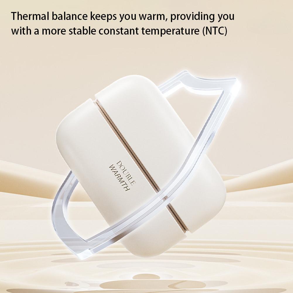 Portable Dual-Palm Rechargeable Magnets Hand Warmers USB Powered Lightweight Double Hand Warmer