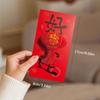 1/6 Pcs New Year Blessing Lucky Red Envelopes Chinese Style 3D Embroidery Chinese Red Envelope CNY Red Envelopes