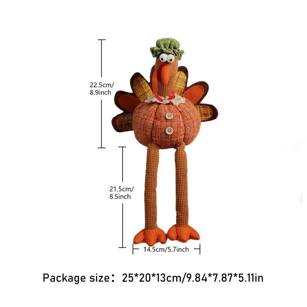 

Thanksgiving Turkey Doll Thanksgiving Plush Decoration Holiday Party Supplies For Desktop Apartment Party Birthday Room Desk