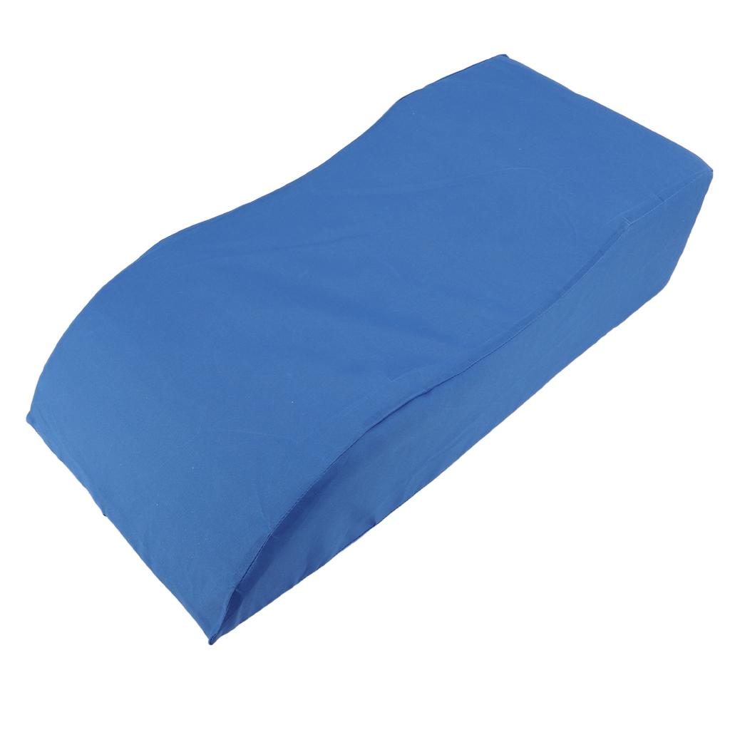 Leg Elevation Pillow S Shape Foam Elevated Leg Pillow for Rolling Over Discomfort Relief Blue
