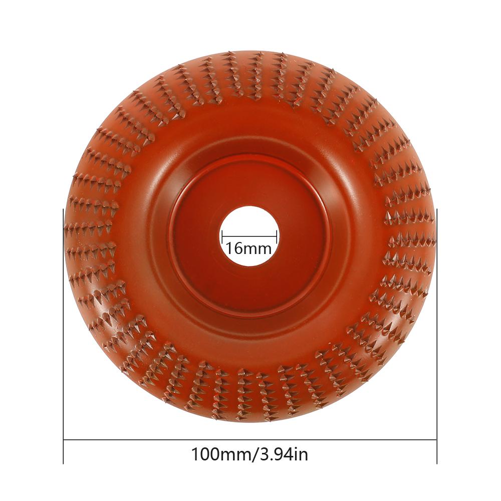 

1/3/9Pcs Wood Carving Disc Set Bushing 100mm 95mm Angle Grinder Wood Grinding Wheel Burr Rasp Polishing Rotary Tool Accessories