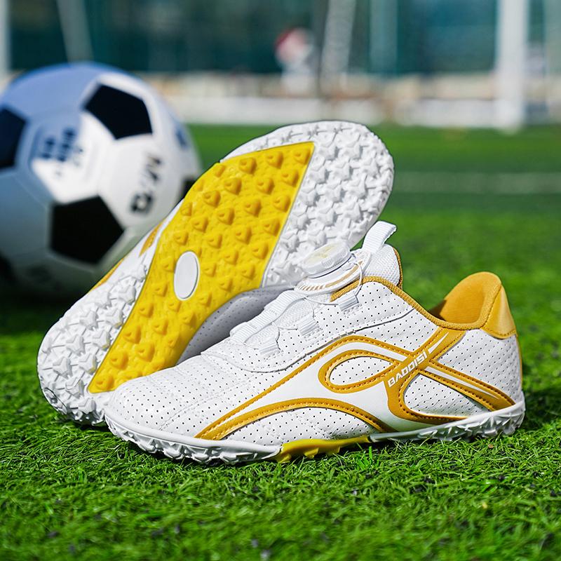 Scarpe da calcio per bambini Society TF/FG Scarpe da calcio per la scuola Scarpe da calcio con tacchetti Scarpe da ginnastica per erba per ragazzi e ragazze Calzature sportive per allenamento all'aperto Taglia 28-39
