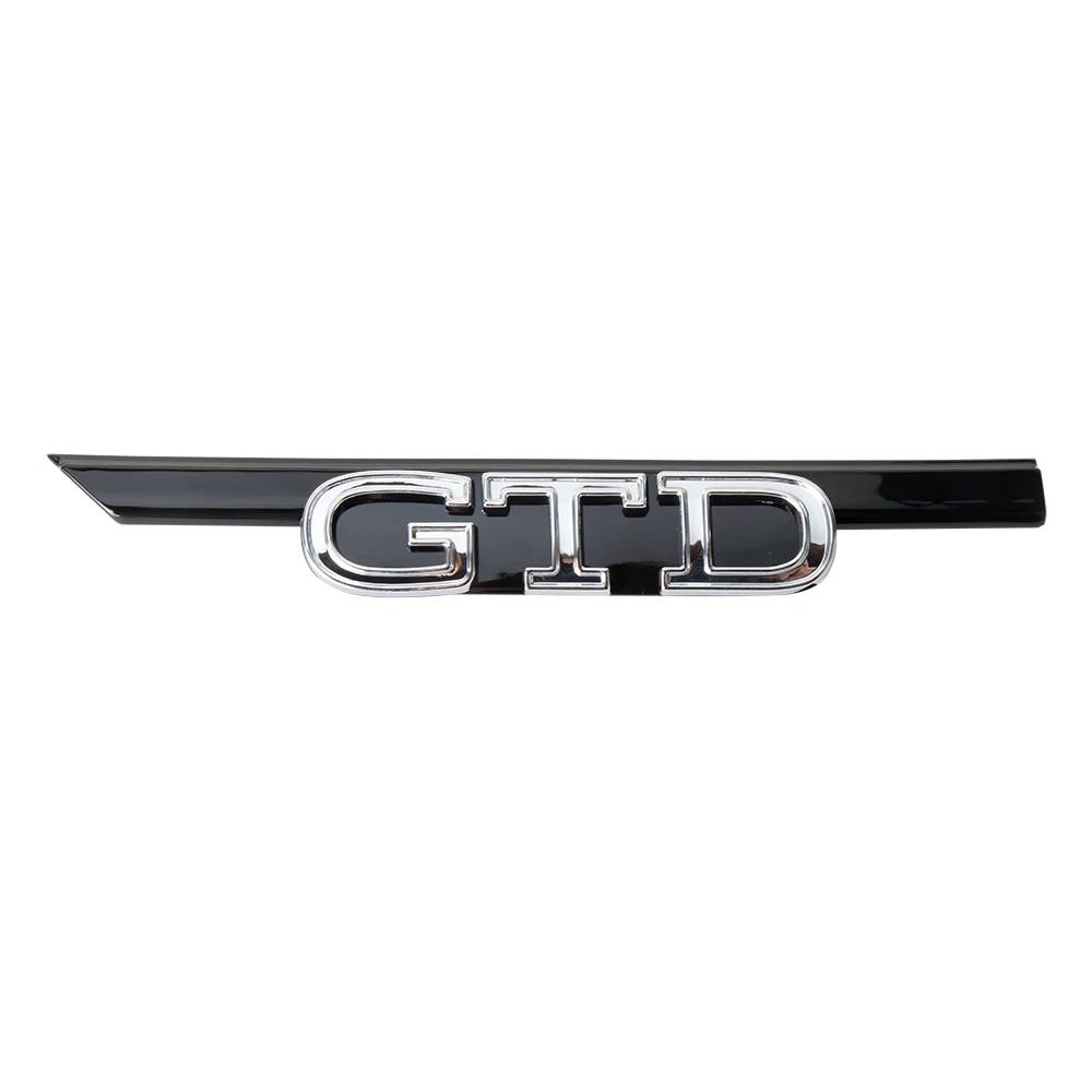 Golf 3 4 MK3 MK4 2026 Hot For VW VOLKSWAGEN 1pc Black/Red 3D ABS GTI Letter Front Grille Emblem Replacement Style Suit For VW Go