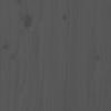 Vidaxl Komoda, Szara, 100X40X75 Cm, Lite Drewno Sosnowe
