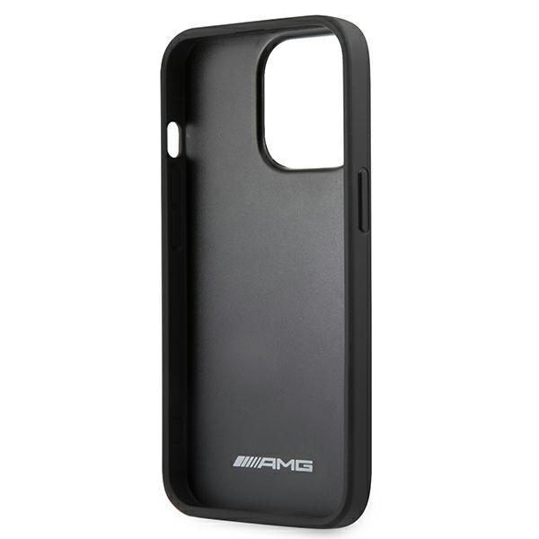 Etui do iPhone 13 Pro AMG Skórzane Czarny
