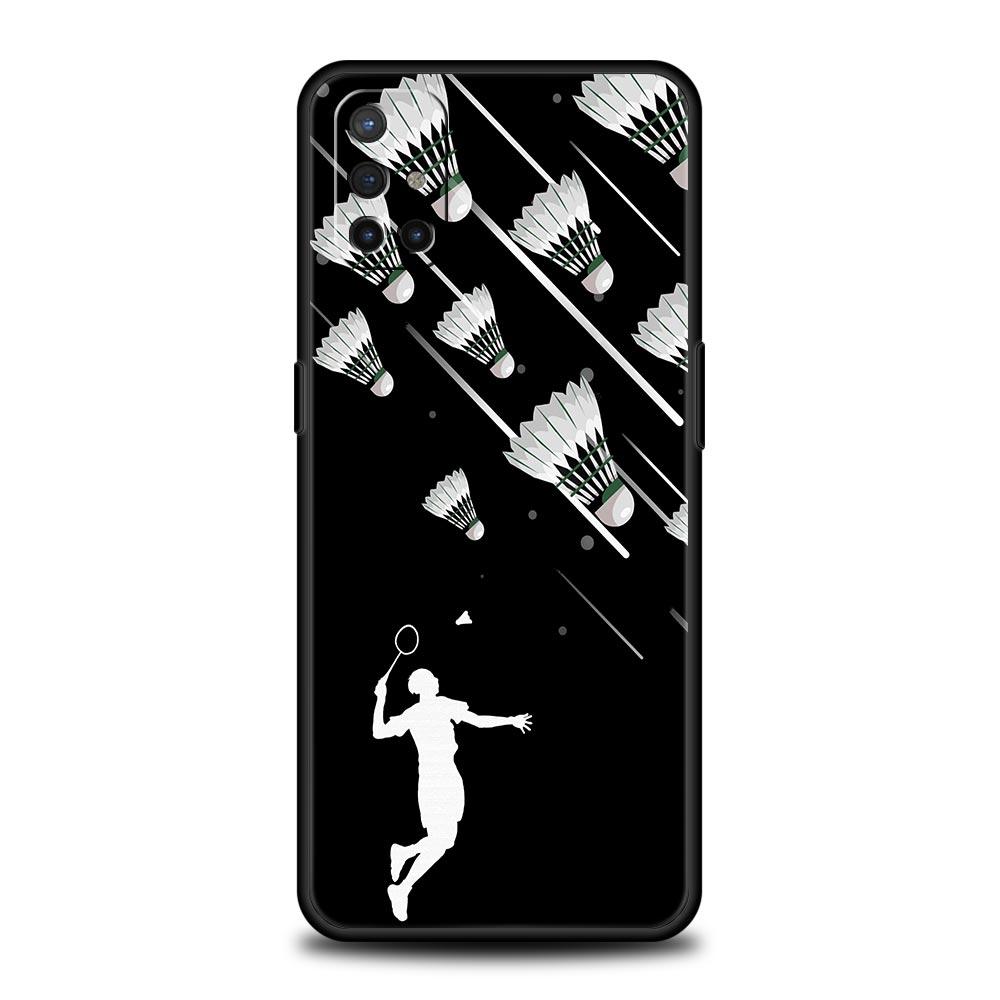 Phone Case For OnePlus 15 13 12 11 10 9 8 7T Pro 13T 13R 12R 10R 9RT 8T Nord 2T CE 2 3 5G Lite Soft Cover Badminton