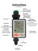 Smart Rain Sensor Drip Irrigation Timer with Large Screen for Plant Walls