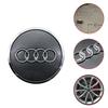 for 2pvcz A6L A7 A8 A3 A4 A5 A6 S3 S4 Q3 Q5 Q5L Q7 RS3 RS4 RS5 RS6 TT 4pcs 60/61/68/69/77MM/135MM Car Wheel Center Hup Cap Cover pvcz2