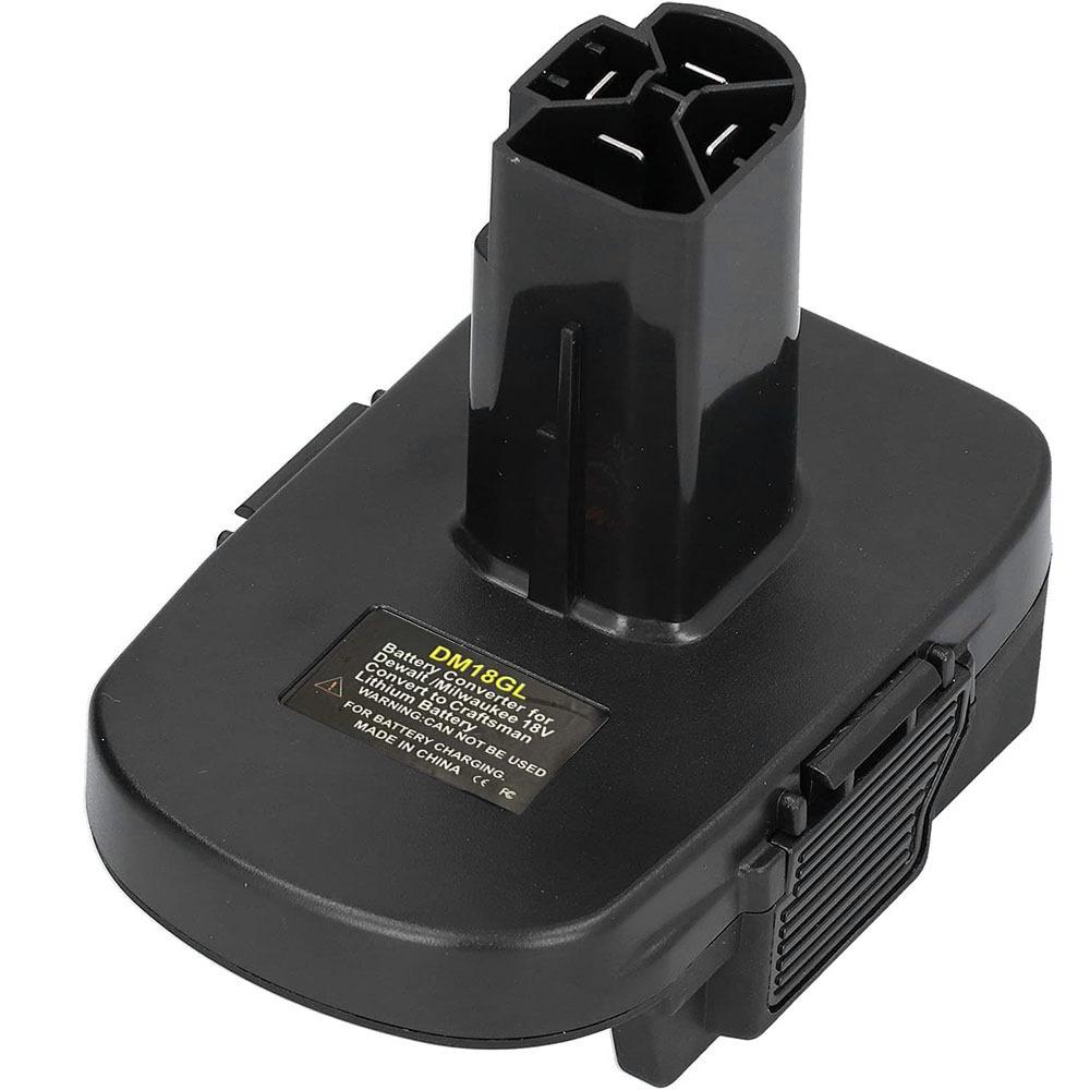 DM18GL Battery Adapter for Milwaukee 18V and for DeWalt 18V Lithium Battery Convert To Only for Craftsman 19.2 Volt Battery