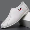 Fashion Men's New Casual Flat Shoes Spring Autumn Wear-resistant Soft Slip-on Designer New Loafers Male Comfortable Leather Shoes