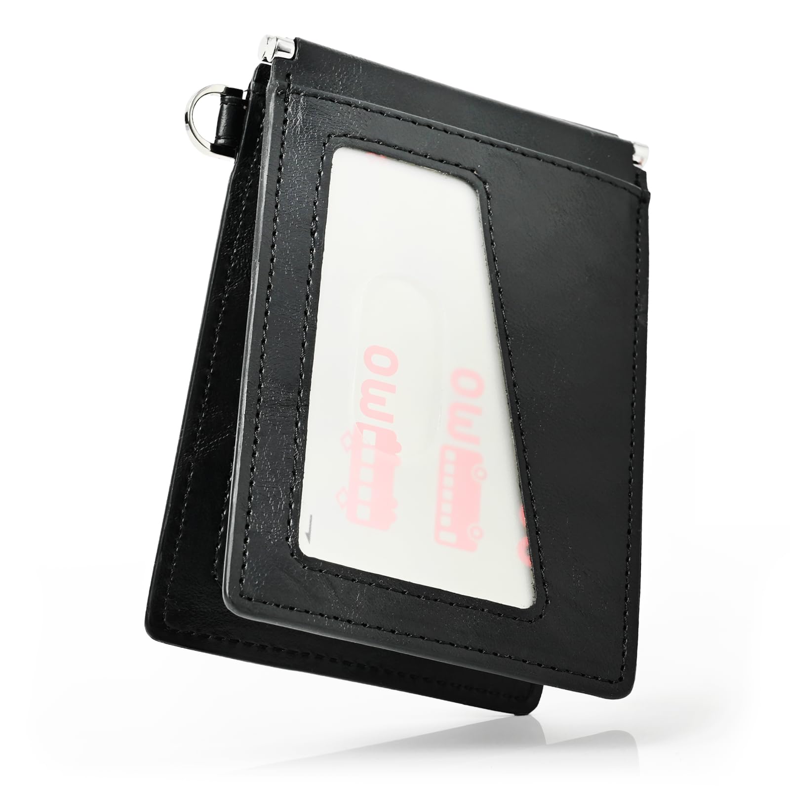 

QUARE Кожаный пропуск-бабочка Большой Тонкий Вмещает IC и другие Мужской чехол, Двусторонний, Складной, Дизайн, Вместимость, Посадка, Карты, Водительское удостоверение, (царственный