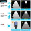Runtow 108COB Solar Lights Outdoor With 3 Modes Waterproof Motion Sensor Security Lighting LED Wall Street Lamp for Garden