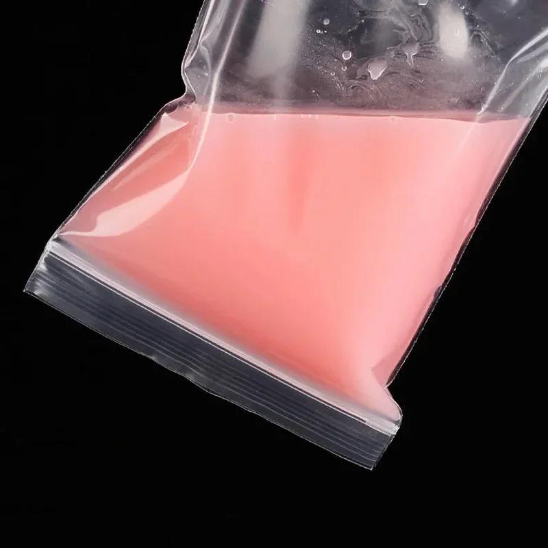 300 Pcs Thick Clear Zip Bags Food Jewelry Vacuum Storage Reclosable Plastic Poly Bags For Kitchen Organization