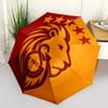 Galatasaray Fashionable Automatic Opening/Closing Folding Umbrella. Portable and Foldable, Ideal for Gift, Travel, and Daily Use.