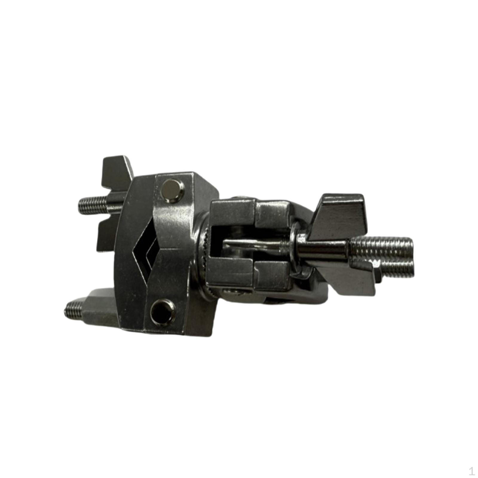 

Вращающийся мультизажим Стойка для тарелок Сверхпрочный держатель Металлический аксессуар для музыкального инструмента Перкуссия