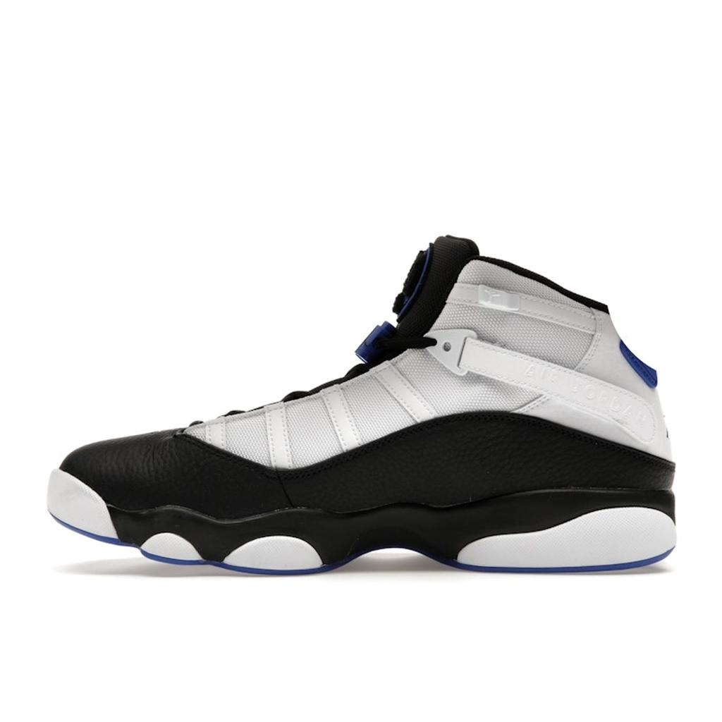Air Jordan 6 Rings Game Royal Men Sneakers White Black 322992-142