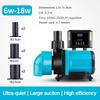 Small Frequency Conversion Bottom Suction Pump Fish Tank Silent Submersible Pump Aquarium Circulation Filtration Pump