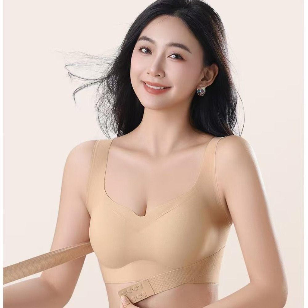 Back Posture Corrector Women Seamless Bras 2 in 1 Anti-Sagging Brassiere  Humpback Corrected