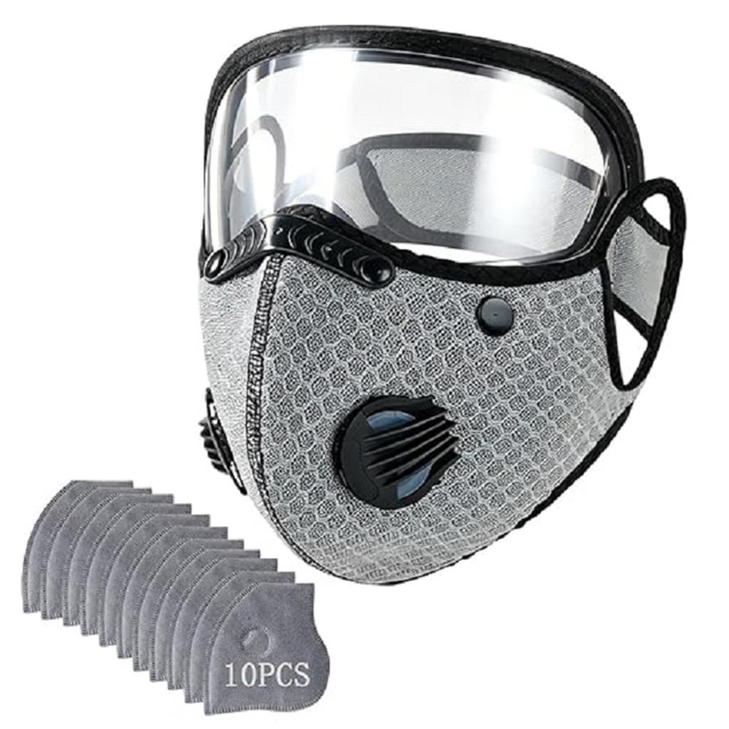 Breathable Dust Masks Dustproof Adjustable Respirator Mask Protective Cycling Facemask for Outdoor Commuting Dust Protection