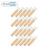 1-40PCS Stainless Steel Bottle Opener with Ergonomic Wooden Handle for Beer Wine Soda Durable Design for Home Camping Picnic Use
