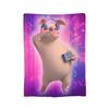 Cute Cartoon M-Masha And Bear Fleece Throw Blanket Blanket for Home Outdoor Soft Bedroom Quilt,