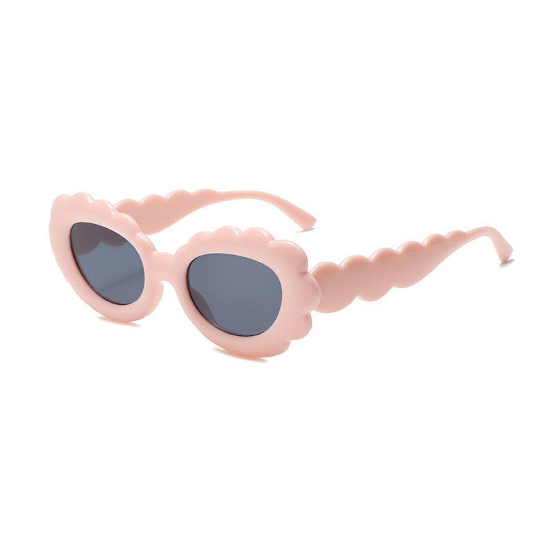 New children's cloud edge special-shaped frame sunglasses personalized YK oval lenses fashion sunglasses must wear sunglasses
