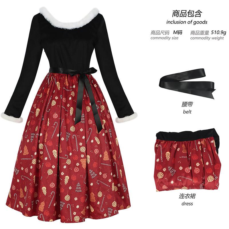 Christmas Dress Fashionable With Elegant Design For Themed Parties Gatherings And