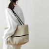 New simple casual roving rain dew hemp versatile niche single shoulder fashion large capacity tote armpit bag