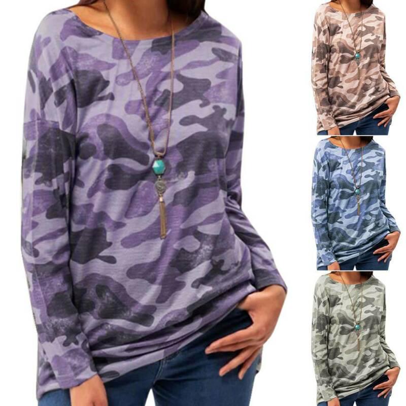 Buy Women Camouflage Printed T-Shirt 