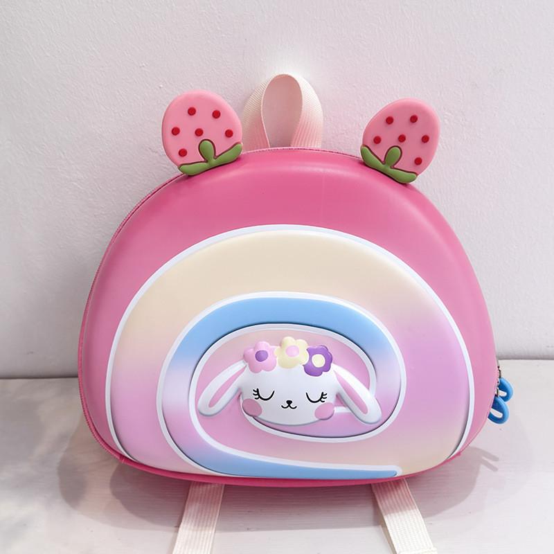 Kids Casual Eva Shoulder Backpack With Animal Pattern And Padded Straps For School And Travel