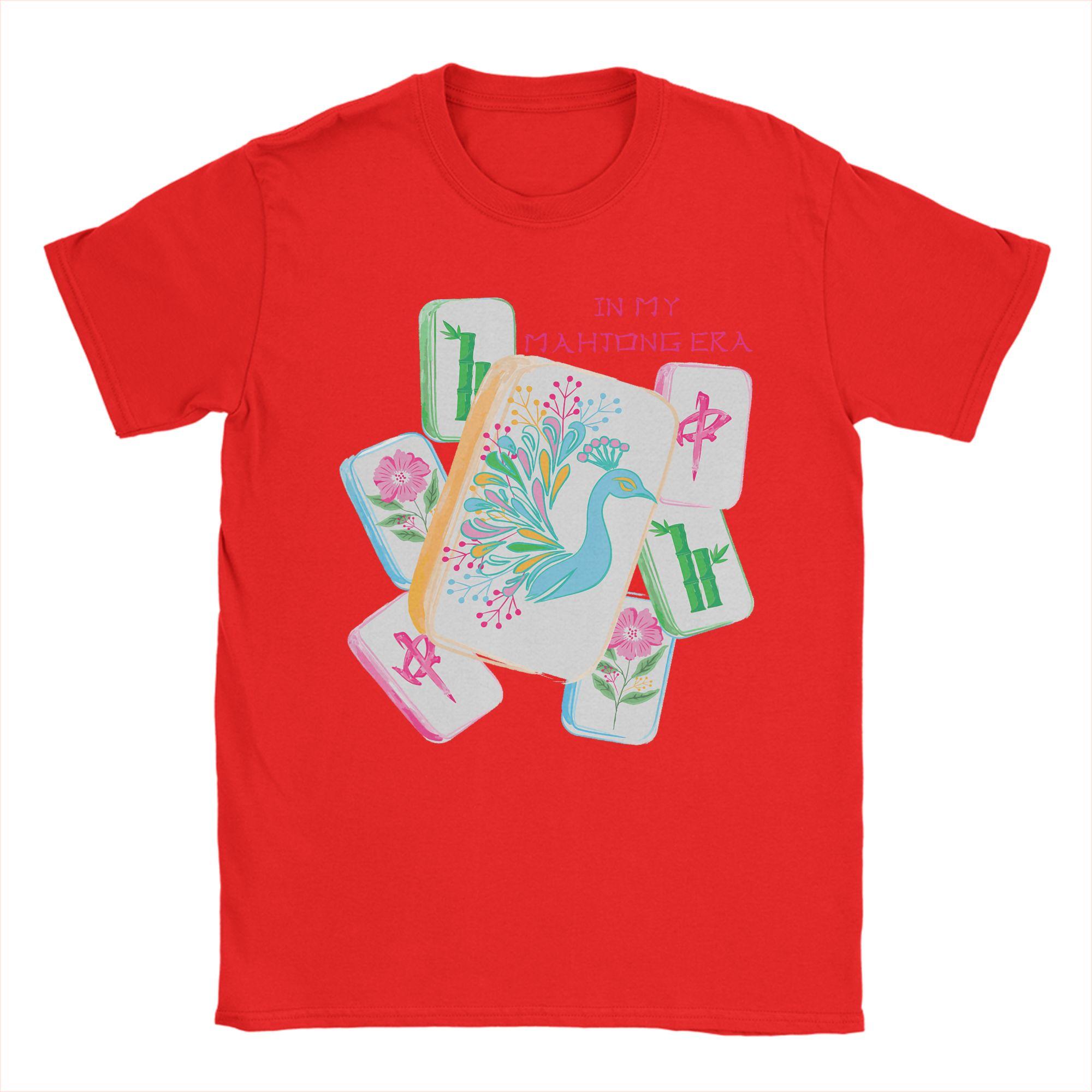 

in My Mahjong Era Funny Mahjong Love Playing Chinese Game Unisex s T Shirt Funny Tee Shirt Short Sleeve Crewneck T-Shirt Clothing S