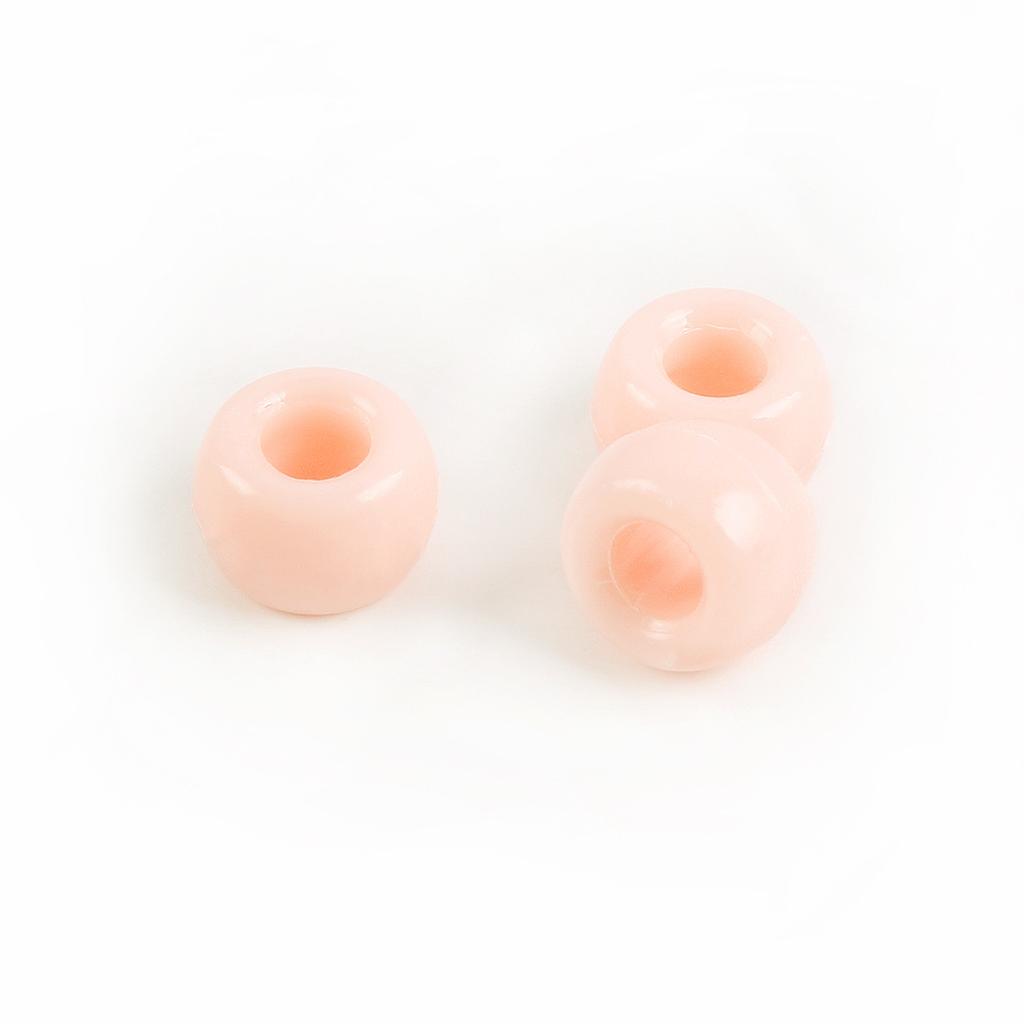 Acrylic Pony Beads Large Hole Beads Dreadlocks Solid Color Bucket Beads Diy Mobile Phone Chain Necklace Loose Beads Jewelry Accessories
