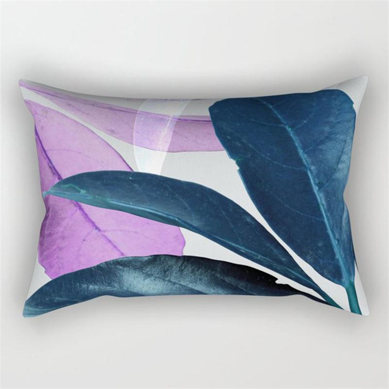 30x50cm Grün Tropische Blätter Pflanze Kissenbezug Wohnzimmer Stuhl Heimdekoration Regenbogen Blume Frucht Sofa Kissenbezug
