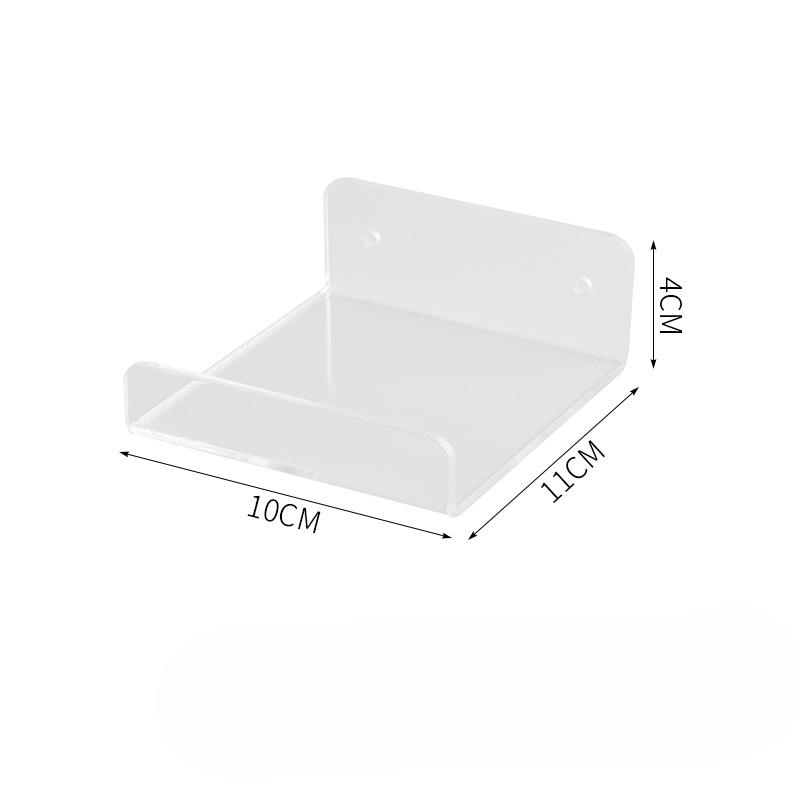 

Настенная полка для камеры Настенный кронштейн для монитора Приставка для маршрутизатора Проектор Настенный кронштейн без сверления small 10*11*4cm белый