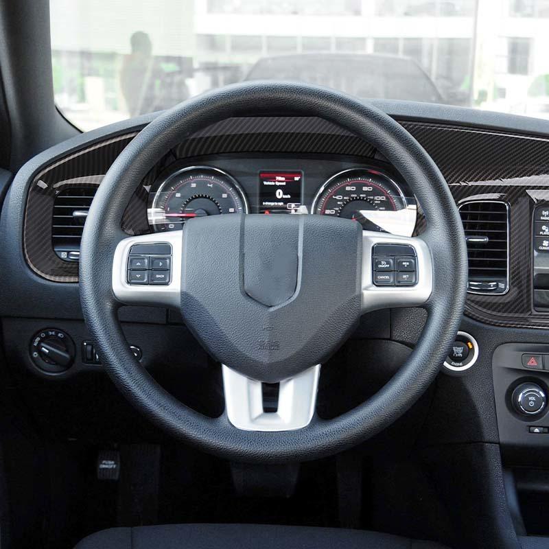 Center Control Dashboard Dekoration Abdeckung Aufkleber für Dodge Charger 2011-2014 ABS Auto Zubehör