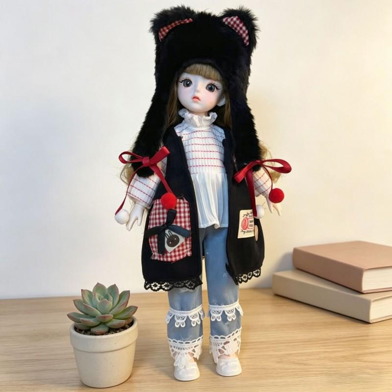 30cm BJD Doll Outfit Set Girls 1/6 Scale Fashion Clothing Accessory Kit Princess Toy Gift Kids Ages 7-14