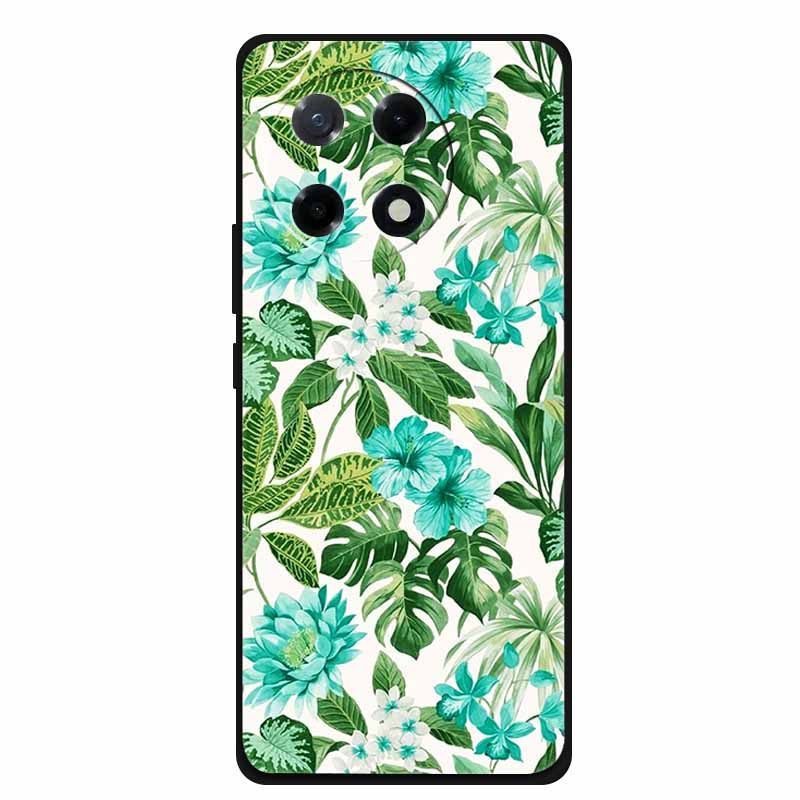 For Tecno Spark 30 Pro Case Luxury TPU Soft Silicone Back Cover Phone Cases on Spark30Pro KL7 Protector Bumper Love Flower Coque